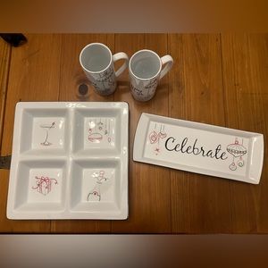 NWT Food Network Holiday Entertainment Set